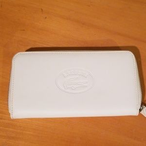 Lacoste White Wallet